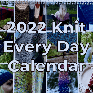 2022 Knit Every Day Calendar cover