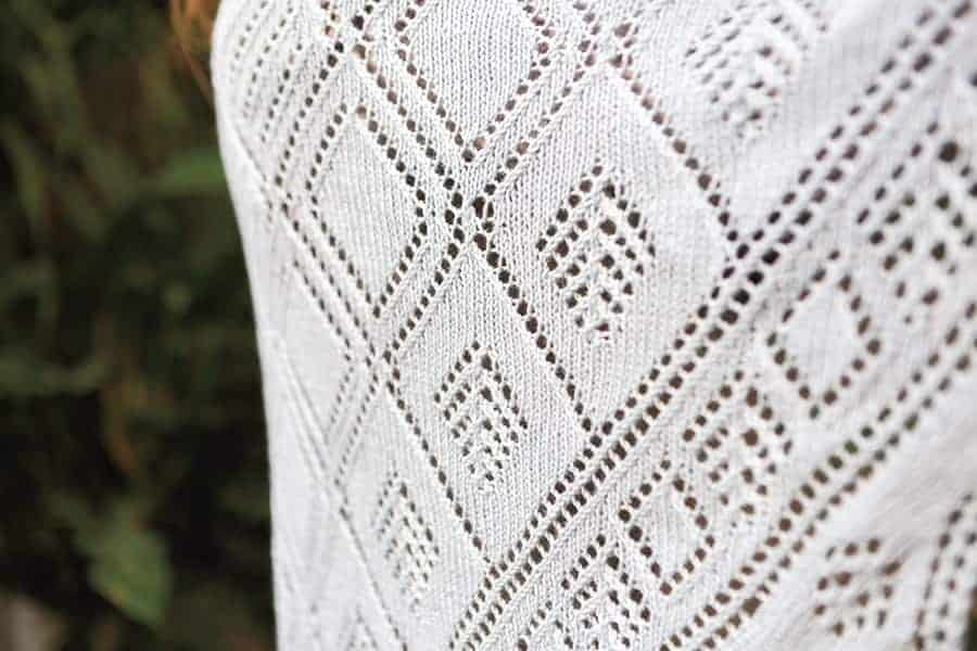 knit lace shawl